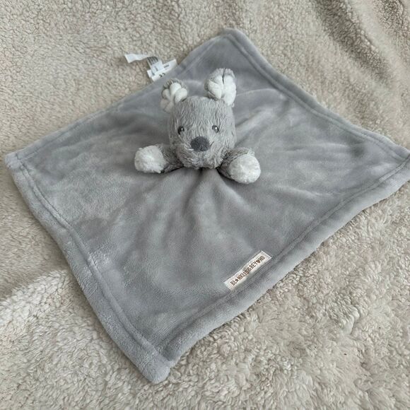 Blanket and Beyond Grey Puppy Dog Lovey 14” Baby Soother Plush Security - Picture 1 of 6